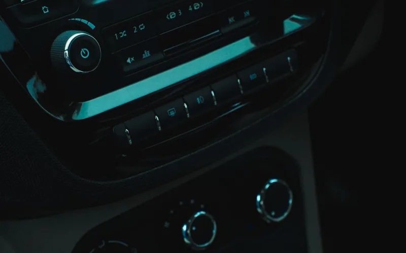 Car stereo illuminated