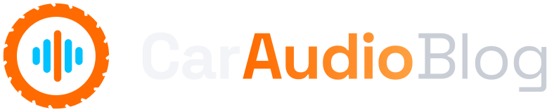 CarAudioBlog logo: EQ wheel icon with CarAudioBlog wordmark