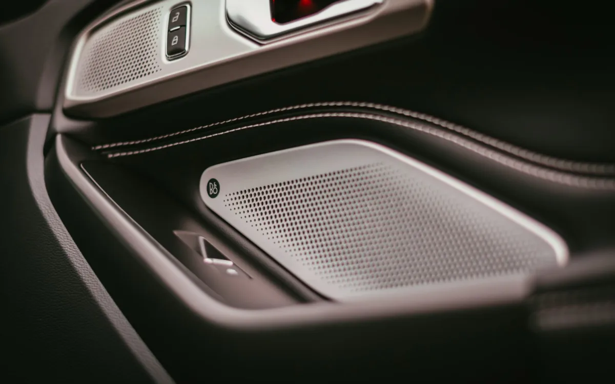 How to install new speakers in car: door panel with a factory speaker grille